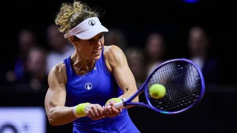 Laura Siegemund in Aktion