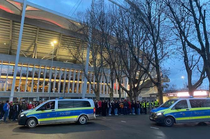 Spezielle Maßnahmen bei Stuttgarts Risikospiel
