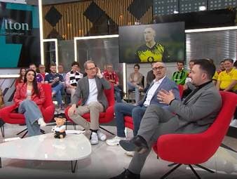 Nico Schlotterbeck sah nach einem Foulspiel im Topspiel gegen den FC Bayern München die Gelbe Karte. Im Doppelpass wird über die Szene diskutiert.