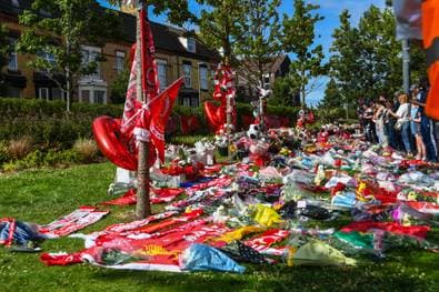 Ein Blumenmeer in Liverpool