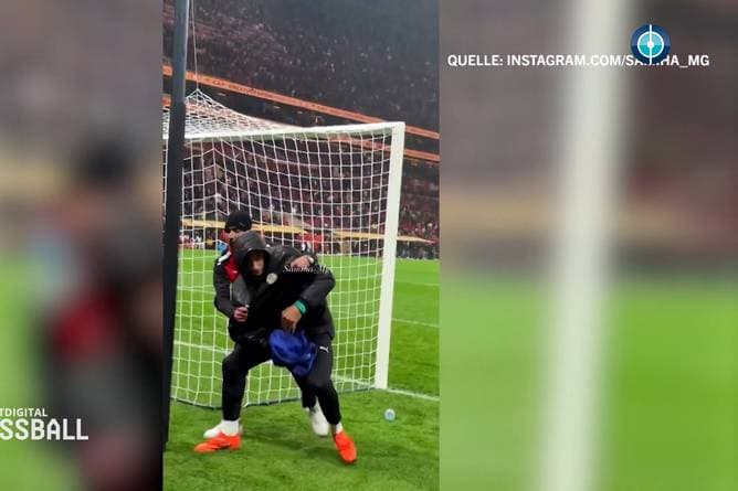 Völlig wilde Szenen! Der Handtuch-Eklat im Video