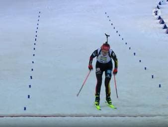 Sekunden entscheiden beim deutschen Biathlon-Krimi