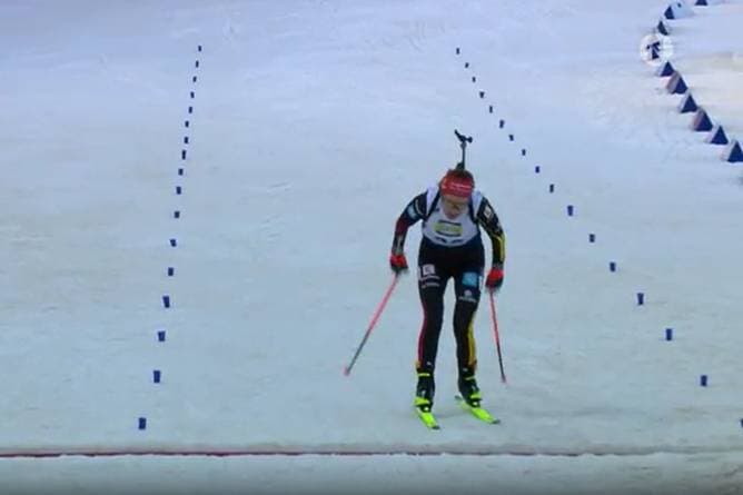 Sekunden entscheiden beim deutschen Biathlon-Krimi