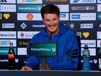 Hamburgs Trainer Merlin Polzin bekommt auf der Spieltags-Pressekonferenz eine derart lustige und gleichzeitig kreative Frage gestellt, die es so wohl kein zweites Mal geben wird. 