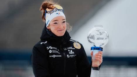 Lou Jeanmonnot gewann in der vergangenen Saison unter anderem den Gesamtweltcup