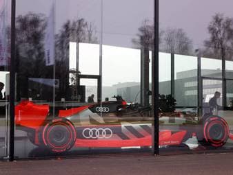 Holpriger F1-Start für Audi bei Geheimtest