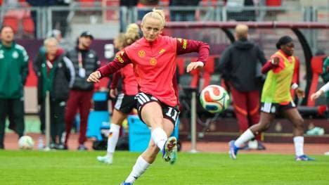 Lea Schüller hat ihre Rolle beim DFB angenommen 