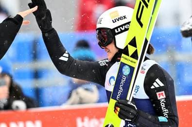 Deutsche Skispringerinnen im Aufwind