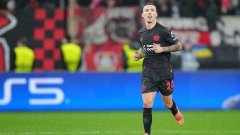 Alejandro Grimaldo im Bayer-Trikot