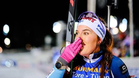 Sonja Leinamo überraschte im Biathlon-Einzel in Östersund alle