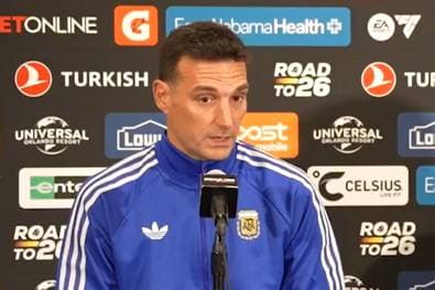 Argentiniens Coach mit froher Messi-Kunde