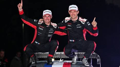 Sebastien Ogier (r.) und Co-Pilot Vincent Landais