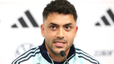 Nadiem Amiri bei der DFB-PK