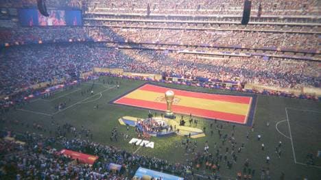 Siegerehrung nach dem WM-Endspiel 