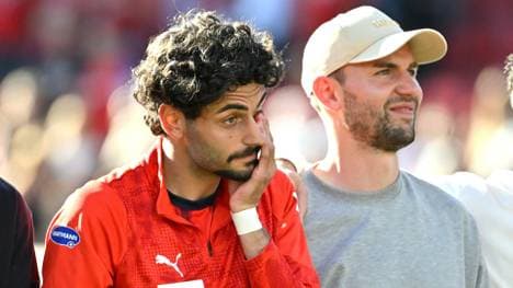 Heidenheims Eren Dinkci nach dem Spiel gegen St. Pauli