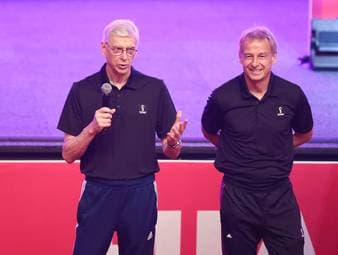 Beim Thema Trinkpausen blocken Klinsmann und Wenger