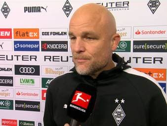 Nach der Niederlage gegen den FC Bayern steht Tabellen-Schlusslicht Borussia Mönchengladbach weiter unter Druck. Sportchef Rouven Schröder spricht nach der Partie über den Spielverlauf und die Zukunft von Trainer Eugen Polanski. 