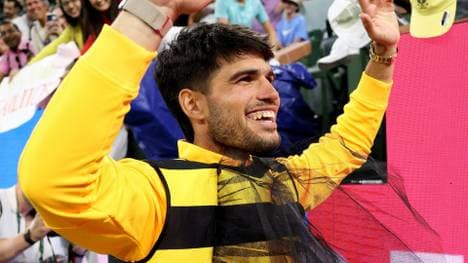 Carlos Alcaraz sorgte für einen Lacher