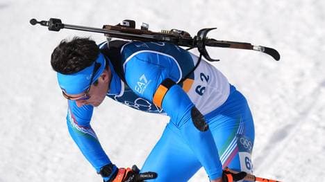Tommaso Giacomel musste in Führung liegend aufgeben