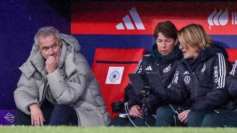 Trainer Christian Wück kassierte mit den DFB-Frauen eine bittere Pleite