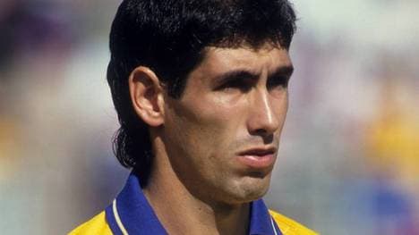 Andres Escobar im Trikot der Nationalmannschaft von Kolumbien bei der WM 1994