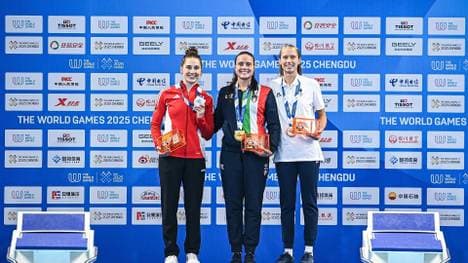 Gebhardt (l.) bei den World Games im Vorjahr