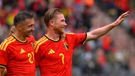 Mit Belgien in guter Form: Kevin De Bruyne (r.)