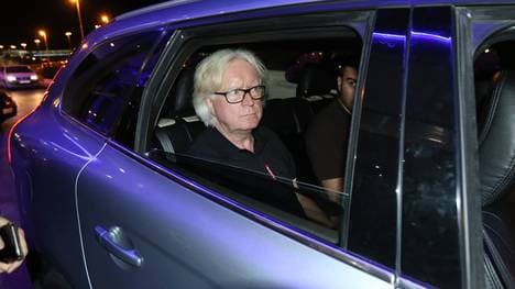 Winfried Schäfer bei seiner Ankunft in Teheran 2017