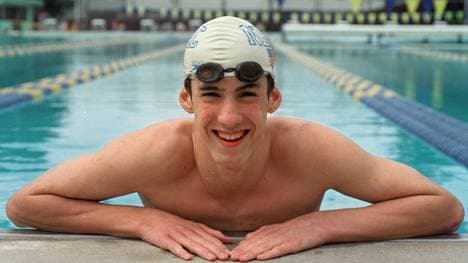 Der junge Michael Phelps - und, wie er sich mit 15 Jahren aufschwang, eine Sportart zu verändern