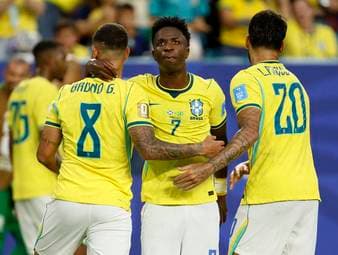 Brasilianisches Star-Ensemble in der Startelf