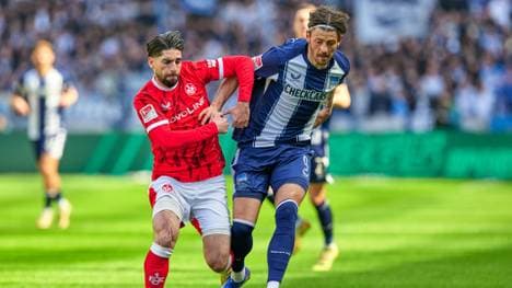 Enges Duell zwischen Hertha und Lautern