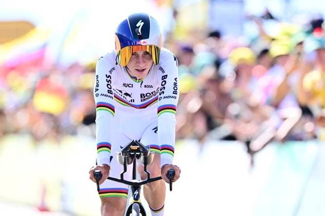 Evenepoel siegt - und leidet mit Lipowitz