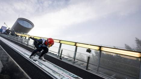 Im Klingenthaler Anlauf: Selina Freitag