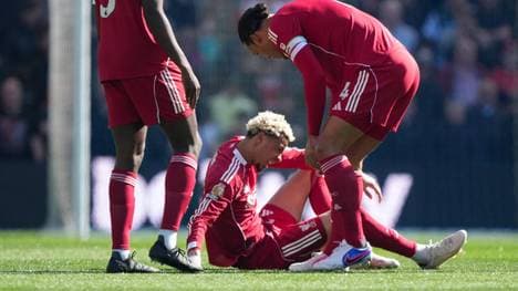 Hugo Ekitiké musste verletzungsbedingt früh raus