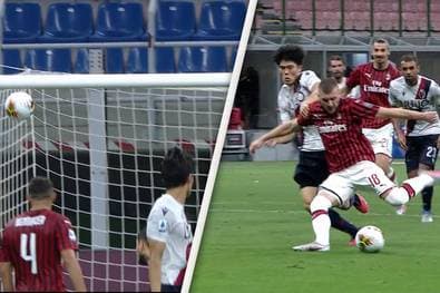 Perfekter Schuss nur Kosmetik: Ibra, Rebic und Co. zerlegen Bologna