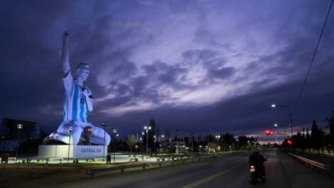 Die Messi-Statue in Cultral Có
