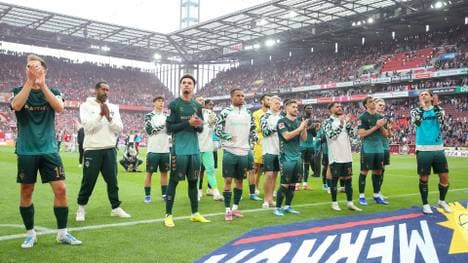 Bedient: Werder Bremens Mannschaft