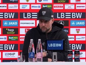 Sebastian Hoeneß reagiert nach dem Heimsieg des VfB Stuttgart auf die Tabellensituation und mögliche Ambitionen, die Champions League zu erreichen.