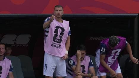 Der Einsatz von Edin Dzeko ist noch unklar