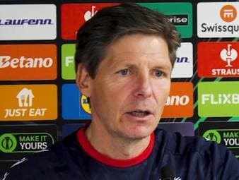 Oliver Glasner steht nach dem 3:1-Erfolg im Halbfinal-Hinspiel gegen Schachtar Donezk mit Crystal Palace kurz vor dem Einzug ins Finale der Conference League. Kurz vor seinem Abschied mahnt der österreichische Trainer weiterhin zur Konzentration.