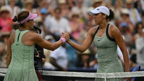 Tatjana Maria (l.) und Madison Keys 