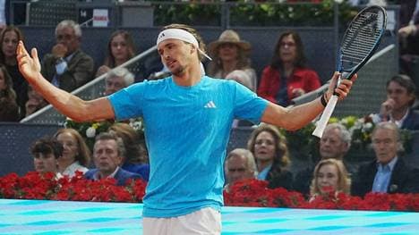 Alexander Zverev war gegen Jannik Sinner chancenlos