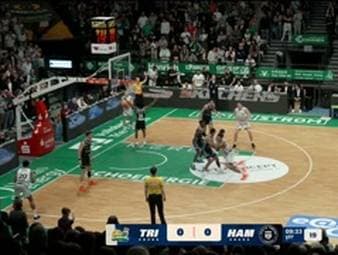 Die BBL-Highlights der Basketball-Partie VET-CONCEPT Gladiators Trier - Veolia Towers Hamburg im Video.