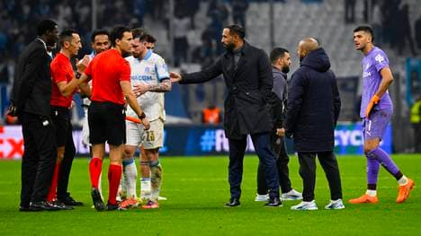 Das Spielende in Marseille wurde turbulent