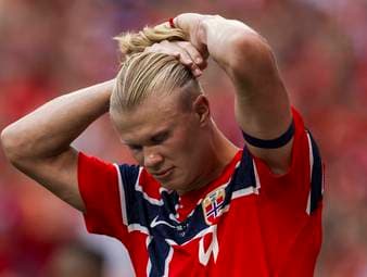 Haaland trifft Hollywood-Star
