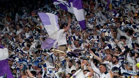 Real-Fans beim Rückspiel gegen Benfica Lissabon