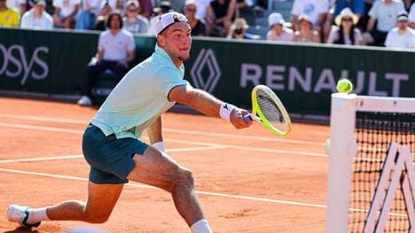 Jan-Lennard Struff bei den French Open in Paris