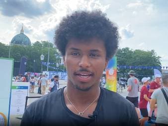 Karim Adeyemi ist zu Gast bei den Special Olympic World Games in Berlin. Im Interview spricht er über das Megaevent.