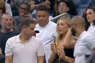 Nanu! Wer ist denn da bei den US-Open?