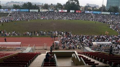 Das Stadion in Addis Ababa